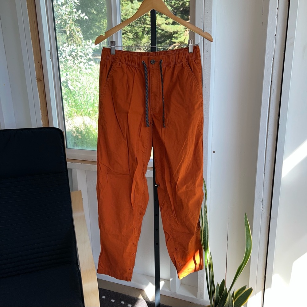 Eddie Bauer Orange Hiking Pants - Medium